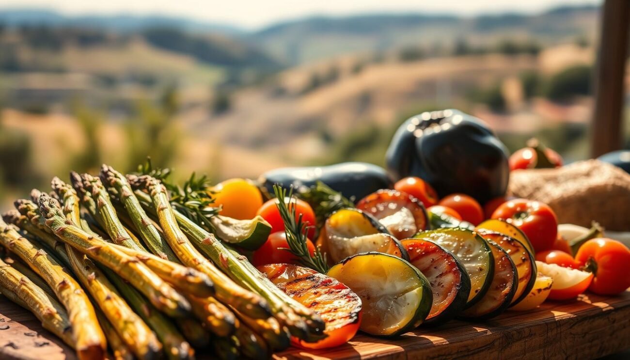 Verdure grigliate regionali italiane