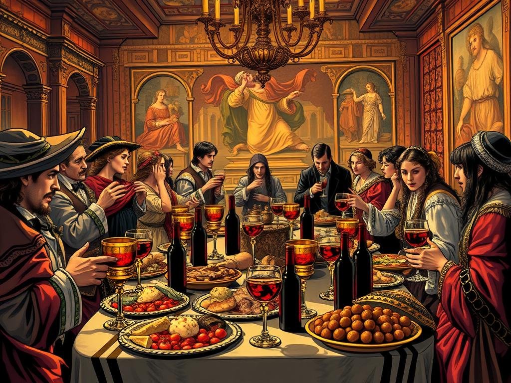 Vino nell'arte rinascimentale