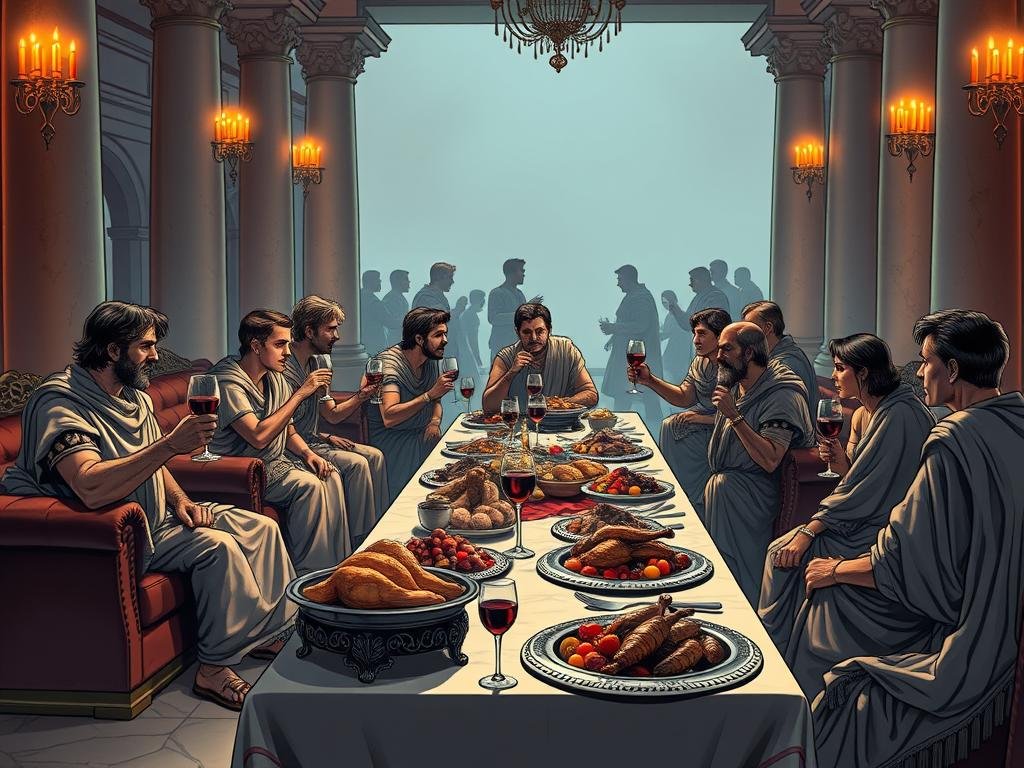 Vino romano e rituali sociali