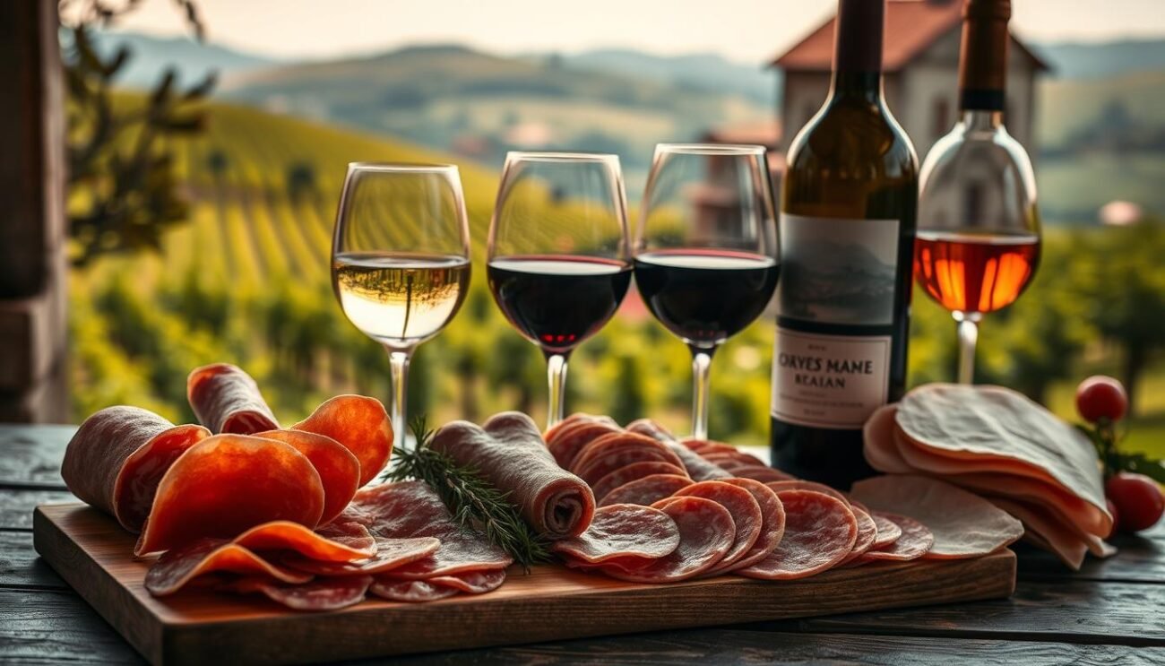 abbinamento vino salumi