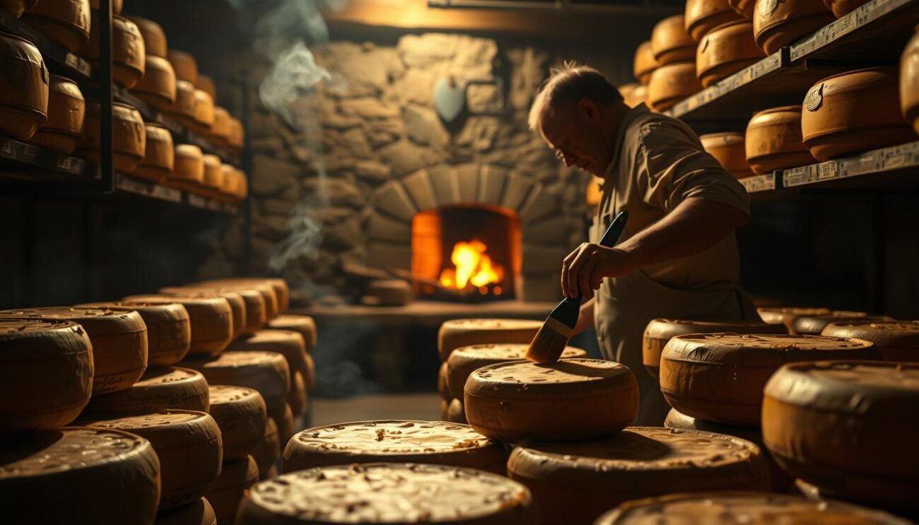 affumicatura del formaggio