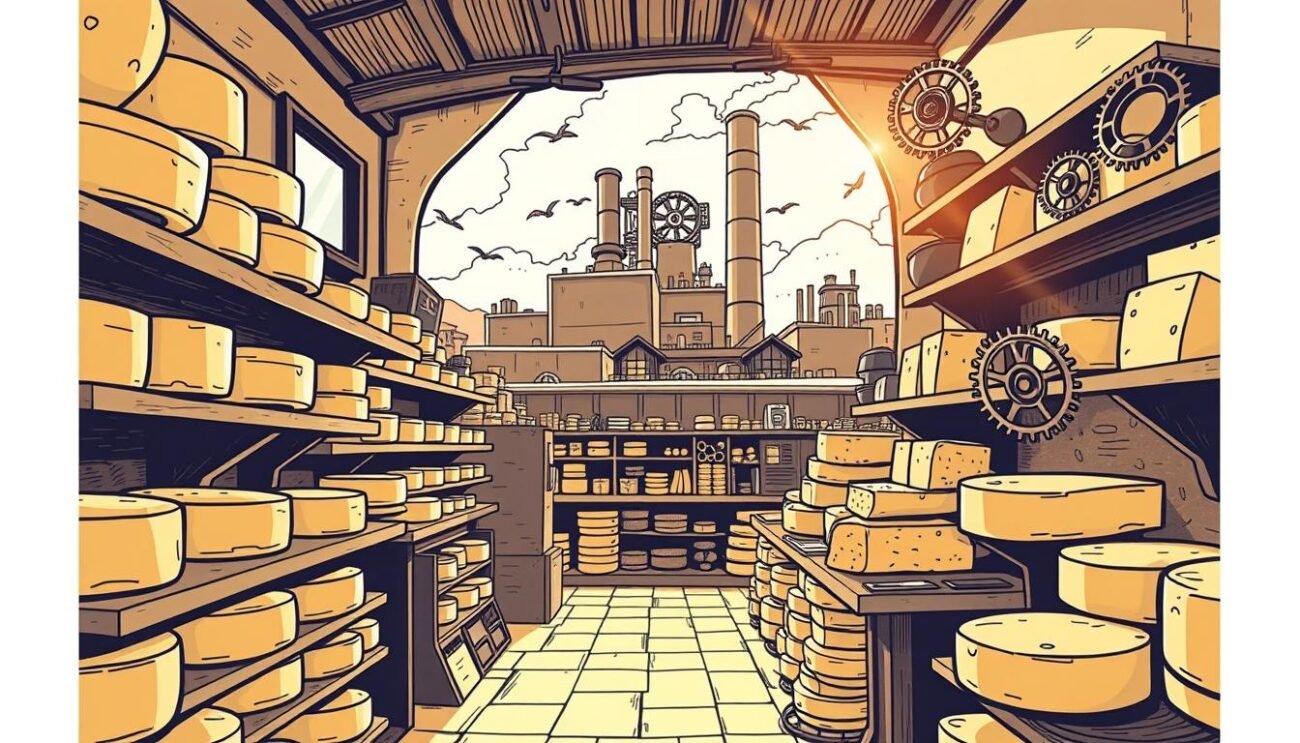 formaggio e rivoluzione industriale