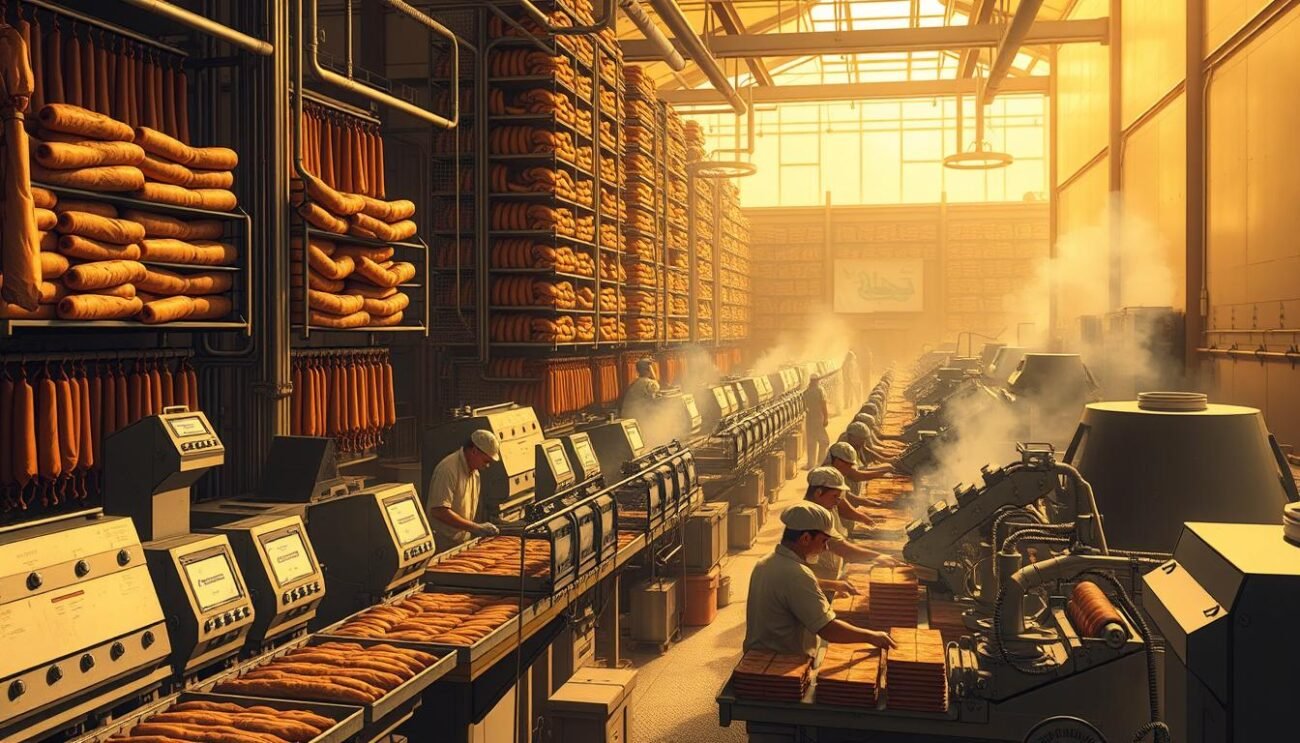 produzione industriale dei salumi