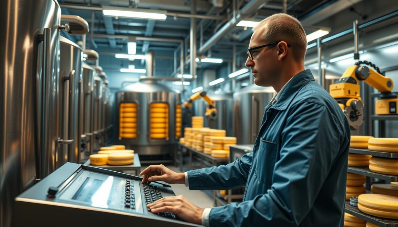 tecnologia nella produzione del formaggio