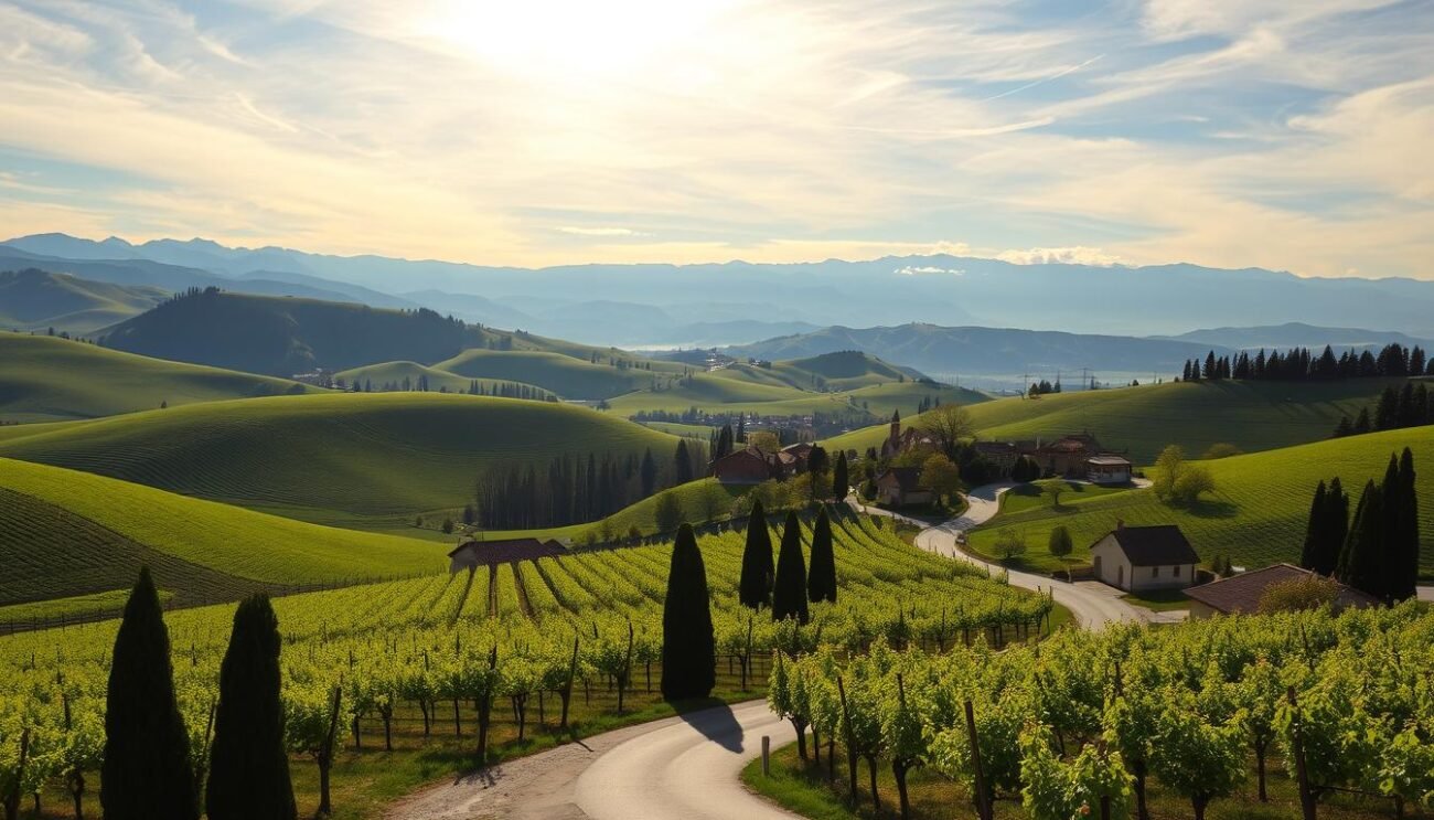 vigneta e paesaggio Collio Friulano