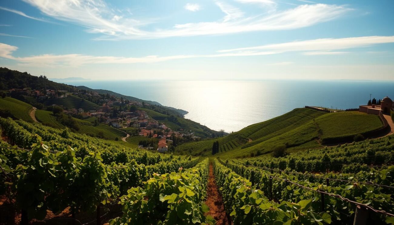 zone di produzione vinicola ligure
