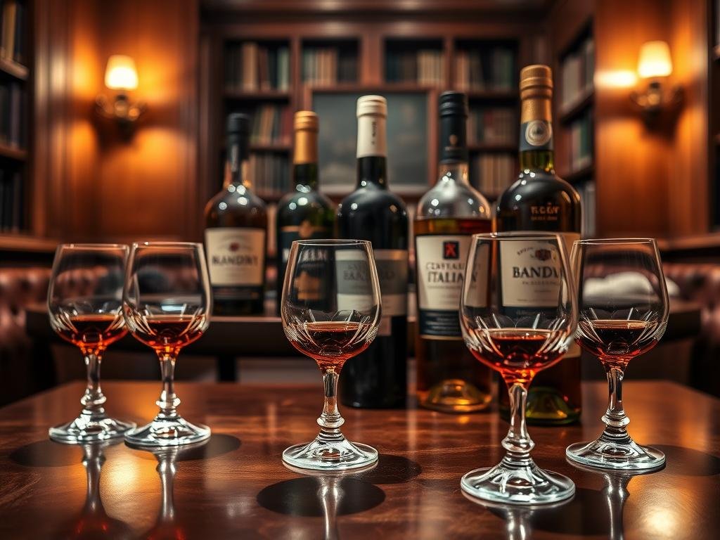 Degustazione di Brandy Italiano Degustazione di Brandy Italiano