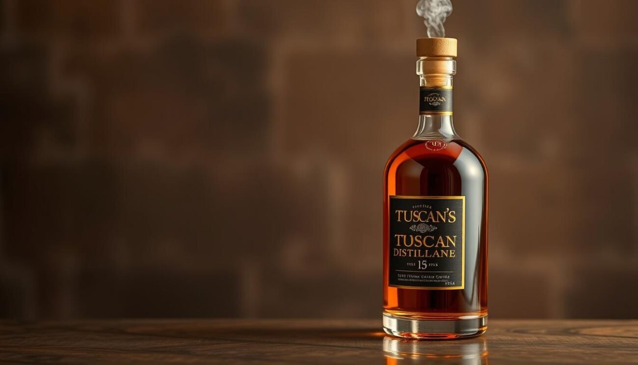 Generazione di un'immagine di un distillato toscano innovativo