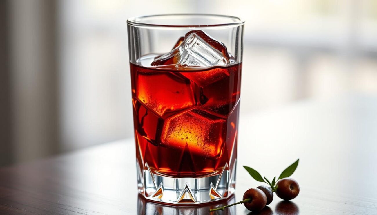 Immagina un bicchiere di amaro italiano, con la sua ricca gamma di aromi e sapori.