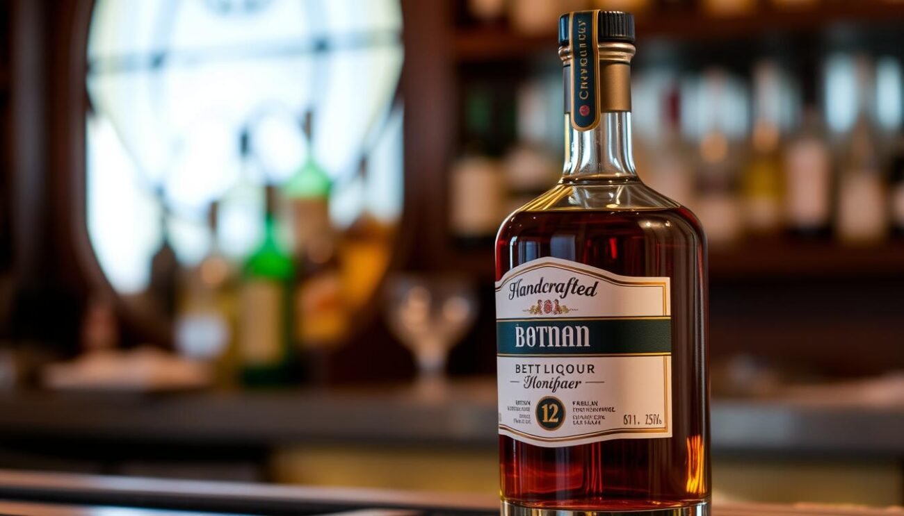 Immagine di un amaro italiano artigianale Immagine di un amaro italiano artigianale