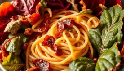 Pasta Radicchio e Speck