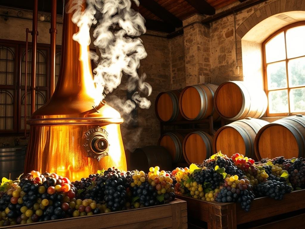 Processo di Distillazione del Brandy Processo di Distillazione del Brandy