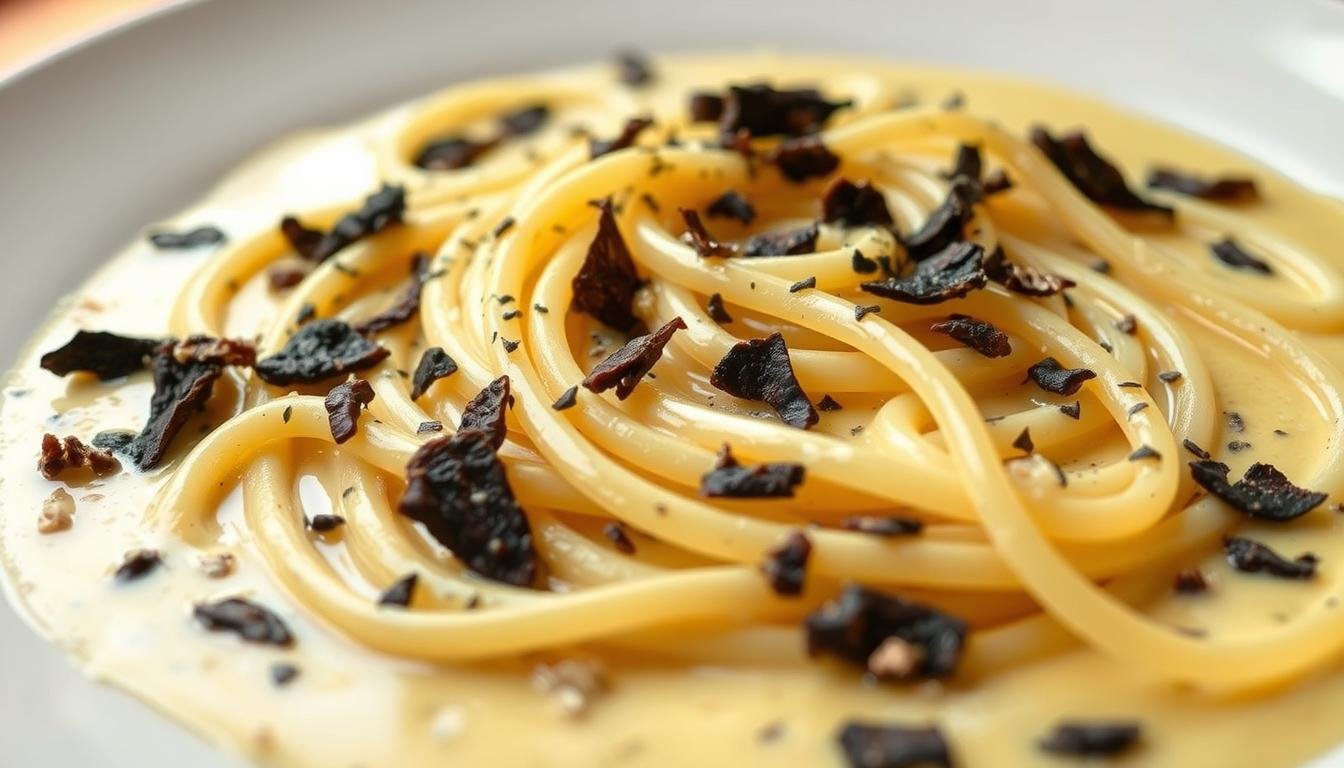 Salsa Parmigiano e Tartufo Ner