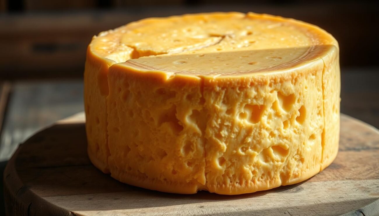 A carefully crafted wheel of Parmigiano Reggiano DOP cheese sits atop a rustic wooden surface, its golden rind and crumbly texture inviting the viewer to explore its rich, nutty flavors. The cheese is illuminated by soft, natural lighting, casting gentle shadows and highlighting the intricate patterns on its surface. The background is blurred, allowing the cheese to take center stage and convey a sense of quality, authenticity, and the artisanal craftsmanship behind this renowned Italian delicacy. A carefully crafted wheel of Parmigiano Reggiano DOP cheese sits atop a rustic wooden surface, its golden rind and crumbly texture inviting the viewer to explore its rich, nutty flavors. The cheese is illuminated by soft, natural lighting, casting gentle shadows and highlighting the intricate patterns on its surface. The background is blurred, allowing the cheese to take center stage and convey a sense of quality, authenticity, and the artisanal craftsmanship behind this renowned Italian delicacy.