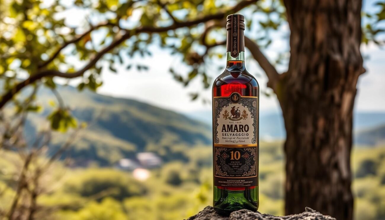 Genera un'immagine dell'Amaro Selvaggio