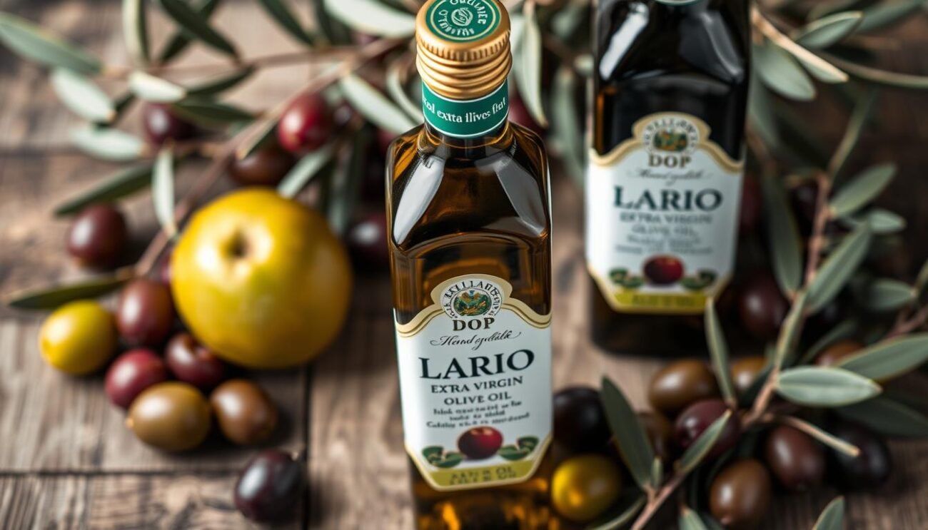 Genera un'immagine dell'Olio Extravergine Lario DOP
