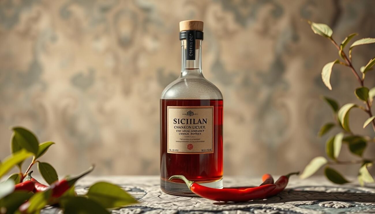 Immagina un liquore che racchiude l'essenza della Sicilia, con il suo caratteristico peperoncino e la ricchezza dei liquori artigianali.