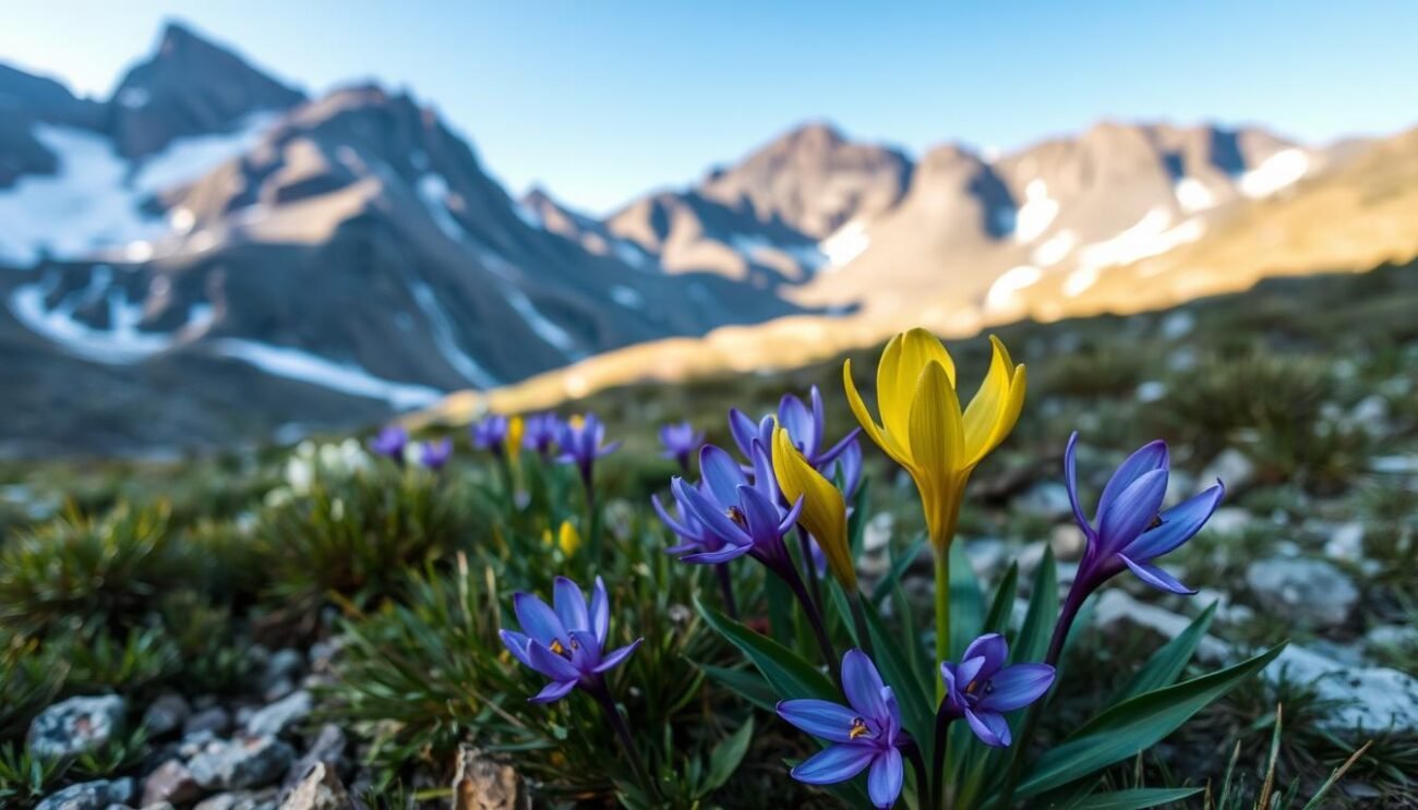 Immagina un paesaggio montano incontaminato dove la Genziana Lutea cresce rigogliosa.