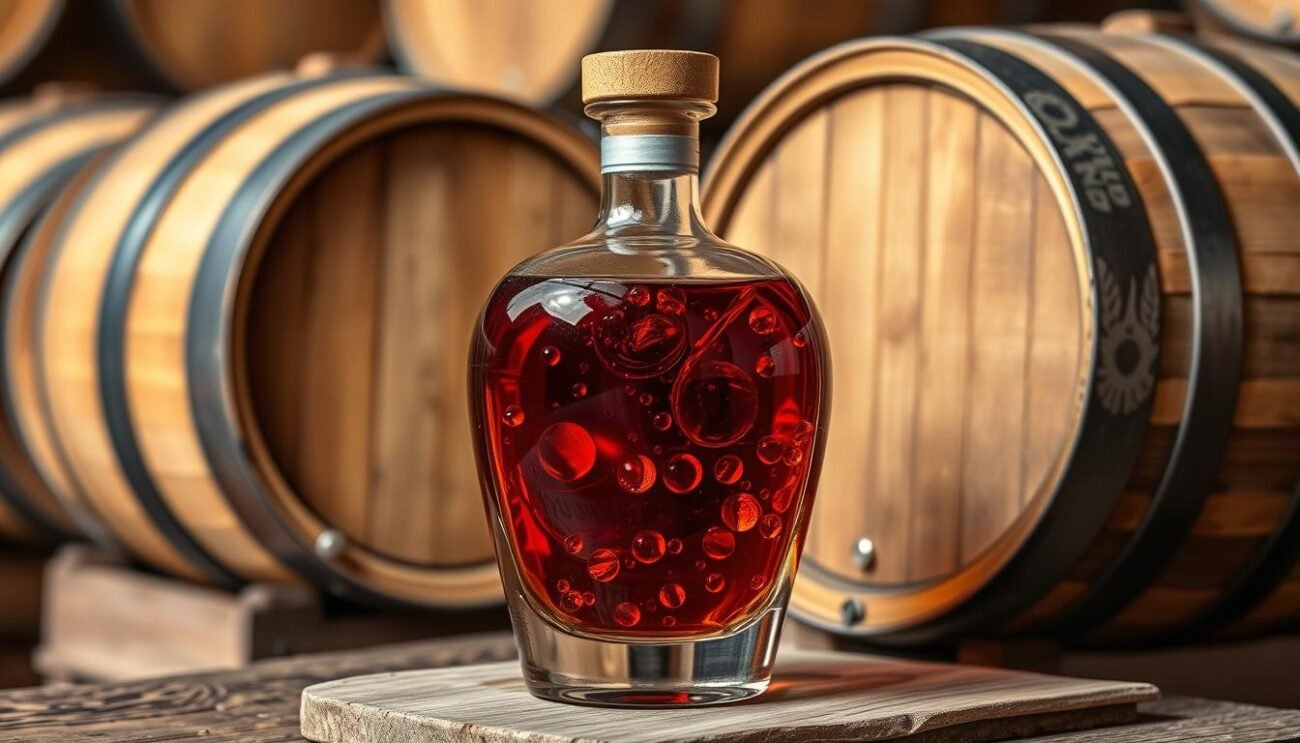Immagina una grappa barricata di alta qualità, invecchiata in botti di rovere per un sapore intenso e complesso. Immagina una grappa barricata di alta qualità, invecchiata in botti di rovere per un sapore intenso e complesso.