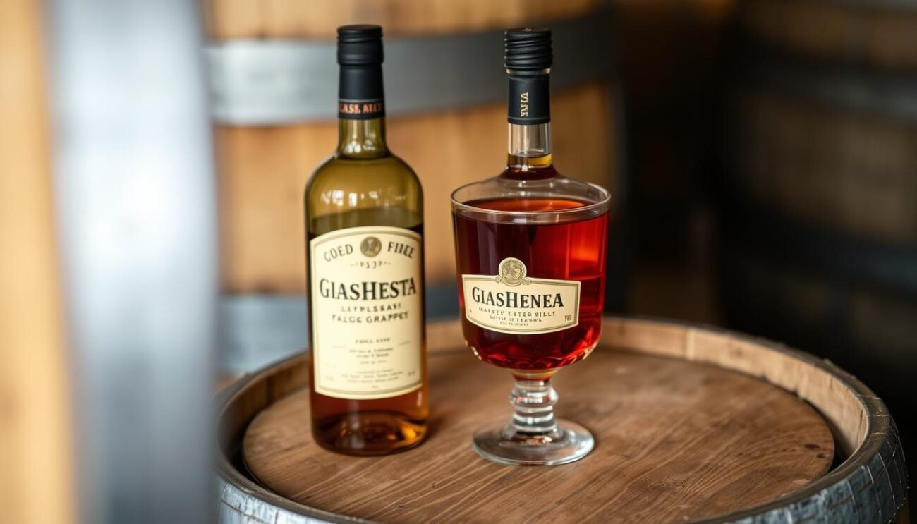 Immagina una grappa invecchiata in barrique, con note di frutta matura e spezie, perfetta per un Old Fashioned.