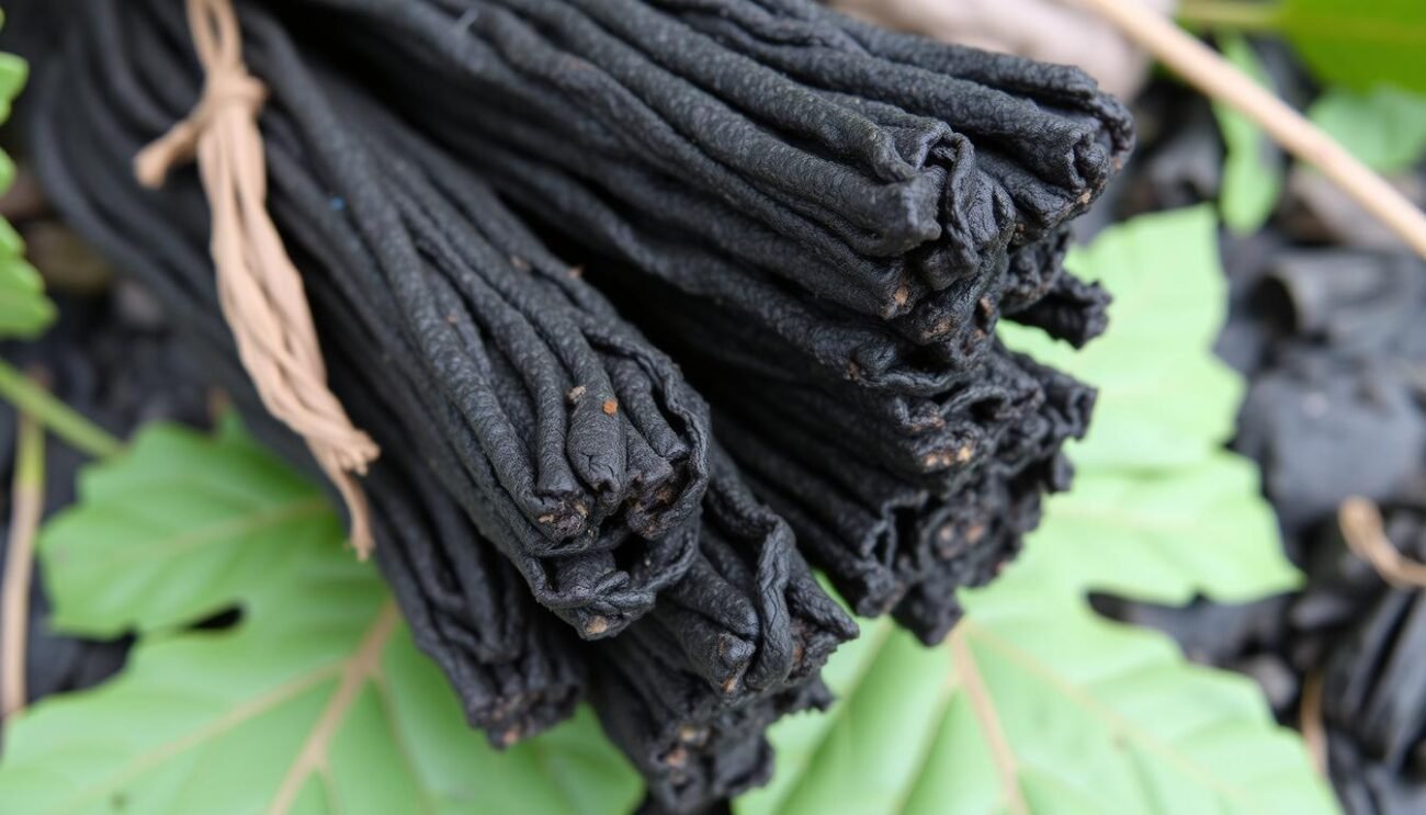 Immagine della liquirizia vulcanica raccolta sul Vesuvio