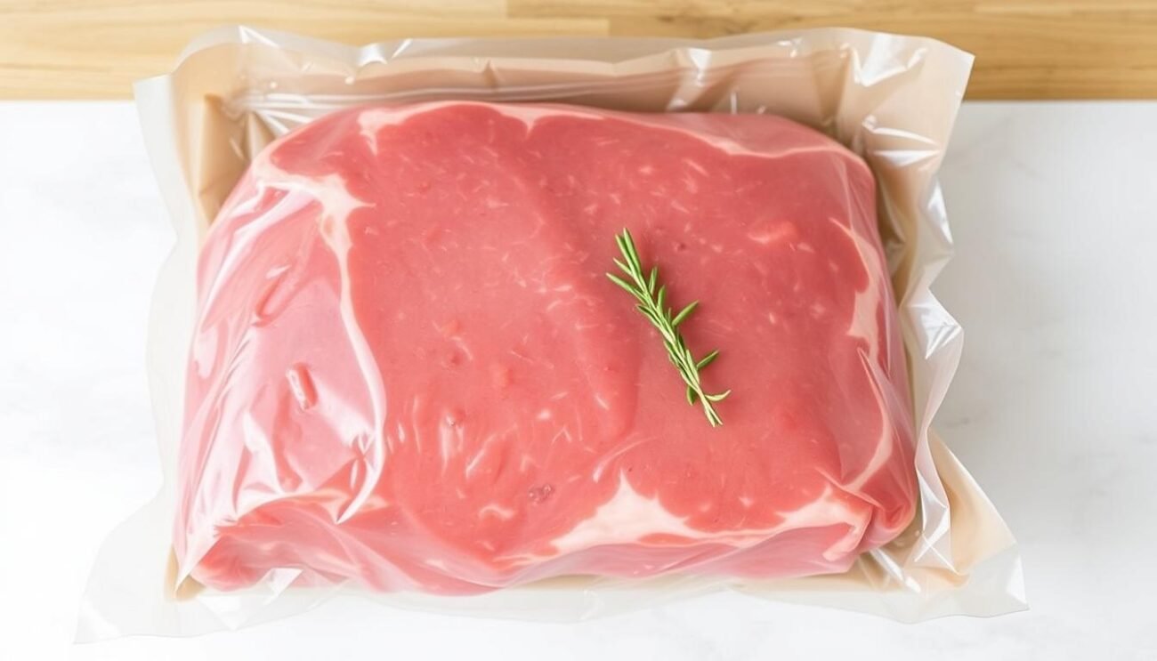 Immagine di un ordine di carne biologica online pronto per essere spedito Immagine di un ordine di carne biologica online pronto per essere spedito