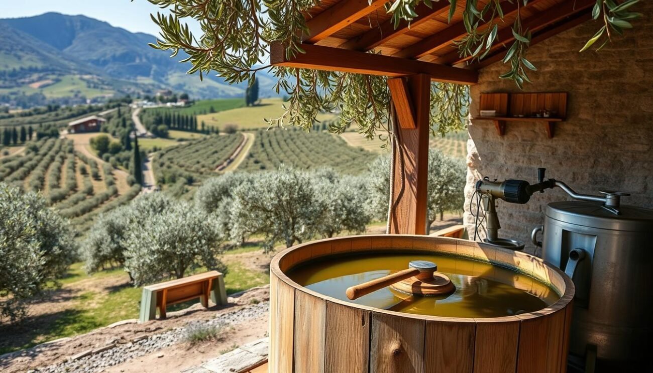 Immagine di un produttore di olio extravergine a Riva del Garda