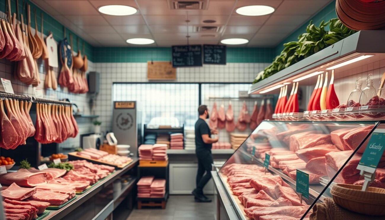Immagine di una macelleria specializzata con carne fresca di alta qualità