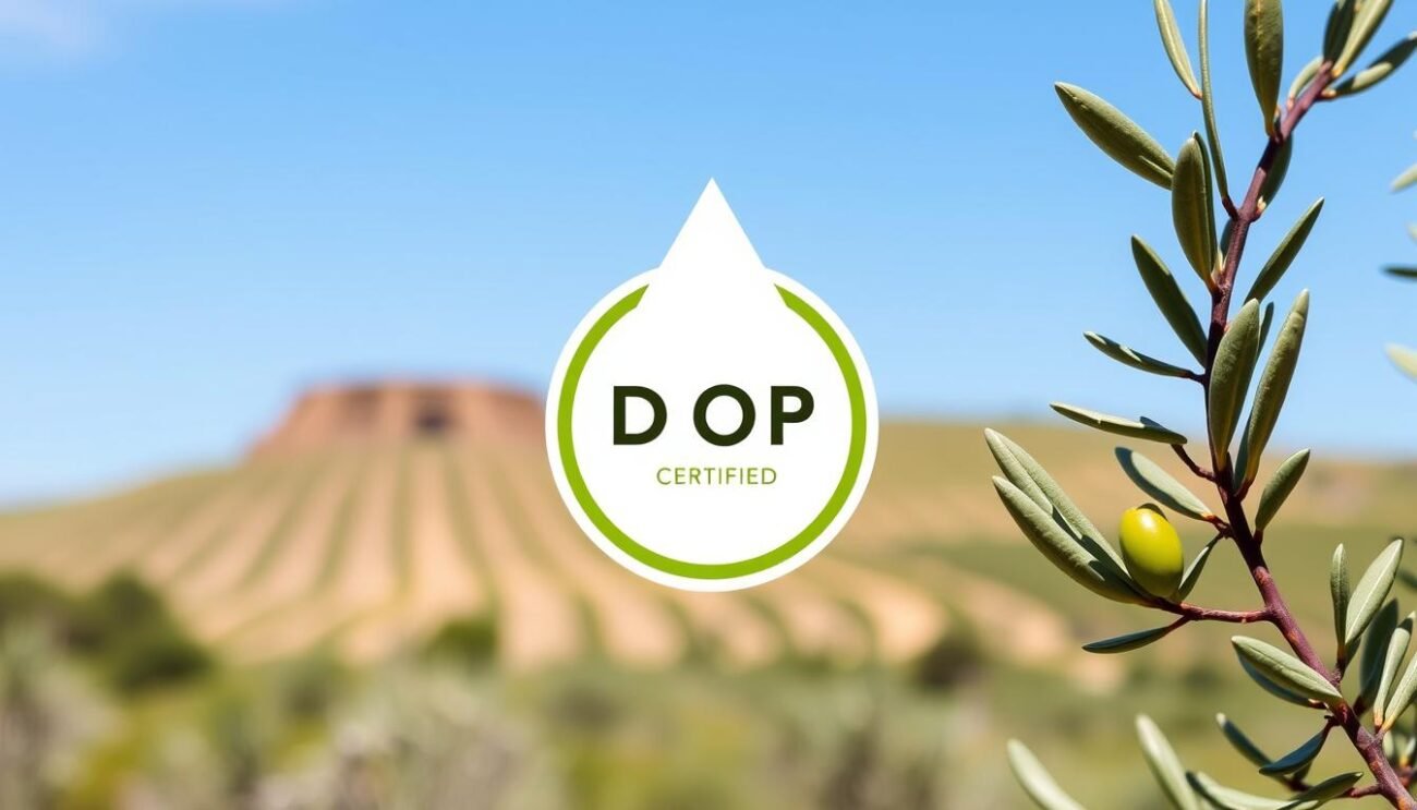 Immagine rappresentativa della certificazione DOP per l'olio lucano