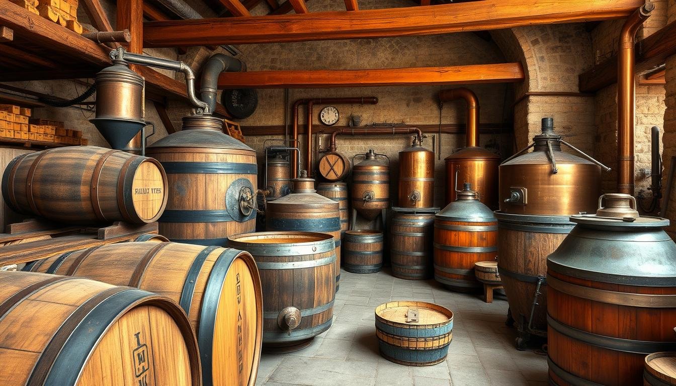 Antichi strumenti per la produzione di birra artigianale italiana