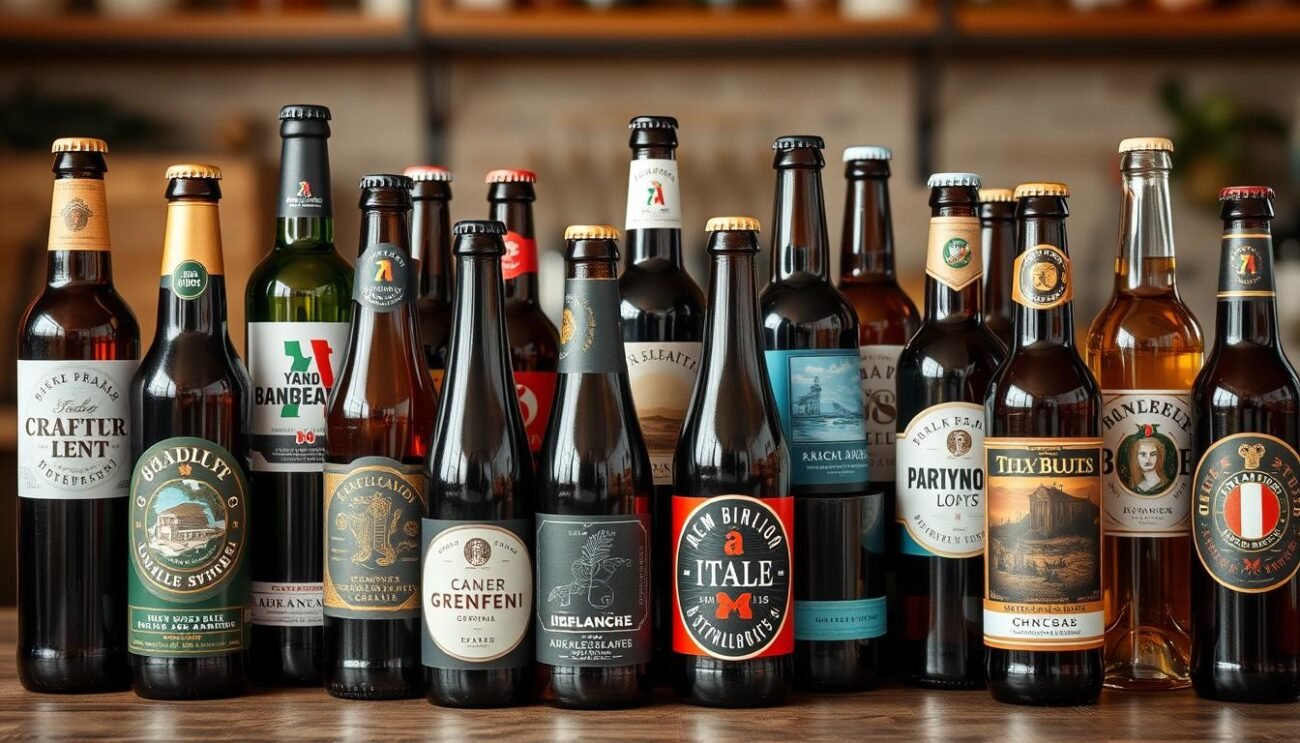 Bottiglie delle migliori birre artigianali italiane premiate