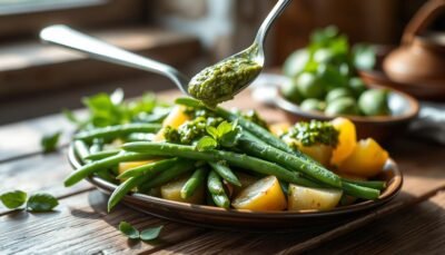 Fagiolini al pesto