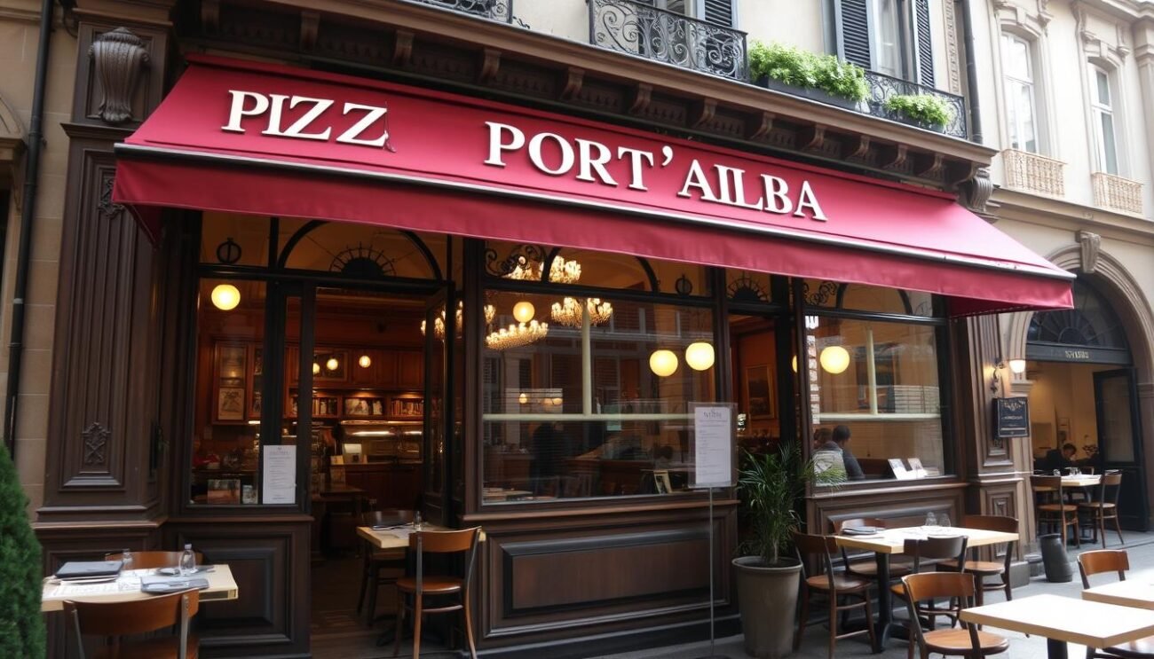 Pizzeria Port'Alba, a historic establishment nestled in the heart of Naples, Italy, stands as a testament to the city's rich culinary heritage. The elegant façade, adorned with intricate architectural details, invites patrons to step back in time and experience the timeless charm of this 300-year-old institution. Inside, the warm, inviting atmosphere is punctuated by the aroma of freshly baked pizza, a signature dish that has captivated generations of Neapolitans and visitors alike. The interior features classic Italian decor, with wood-paneled walls and cozy seating arrangements that create an intimate, authentic ambiance. Natural light filters in through large windows, casting a soft, golden glow over the scene, transporting the viewer to a bygone era of tradition and culinary excellence.