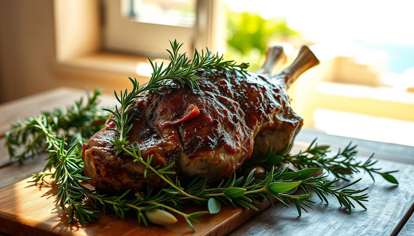 capretto al forno alla sarda