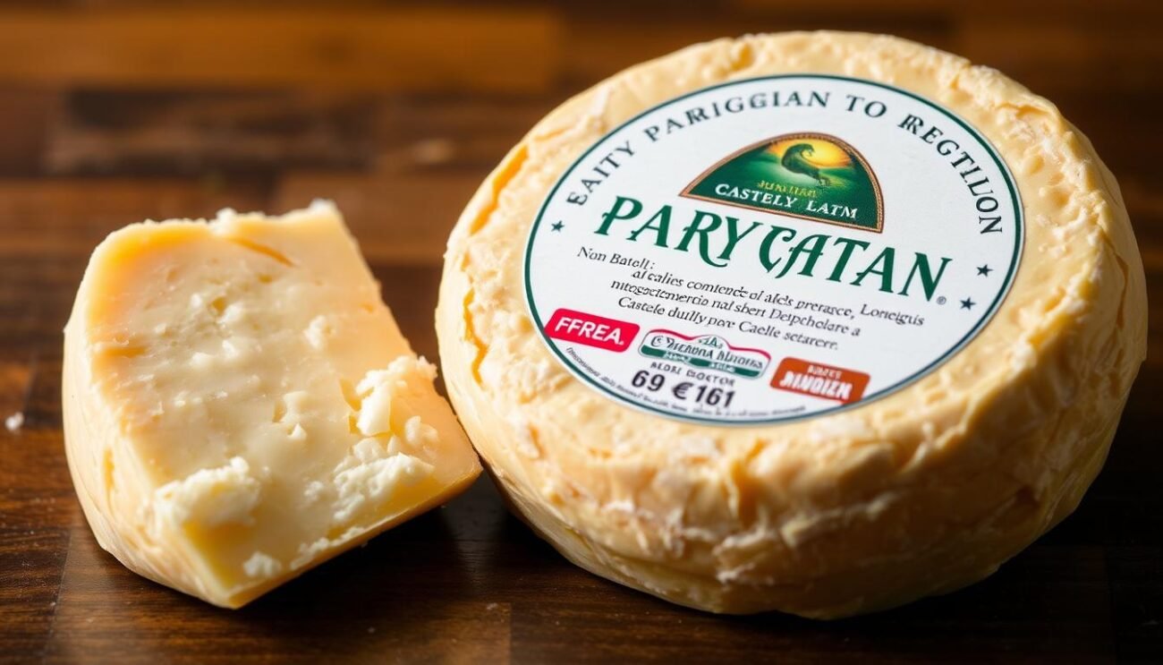 Genera un'immagine del Parmigiano Reggiano Castelli