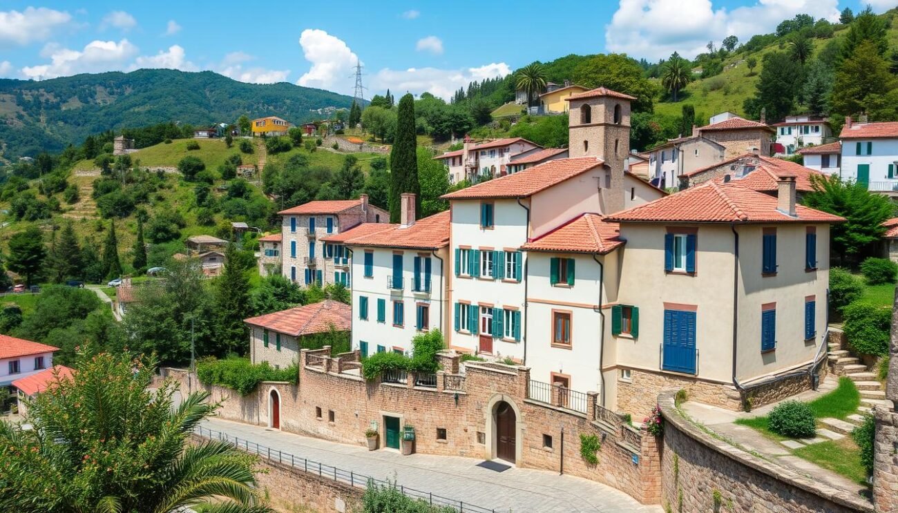 Genera un'immagine del borgo di Gombitelli Genera un'immagine del borgo di Gombitelli