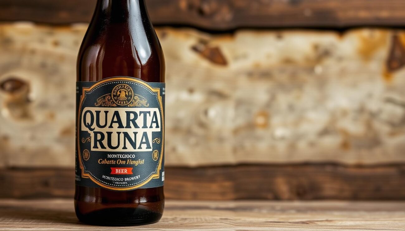 Genera un'immagine della birra Quarta Runa del Birrificio Montegioco Genera un'immagine della birra Quarta Runa del Birrificio Montegioco