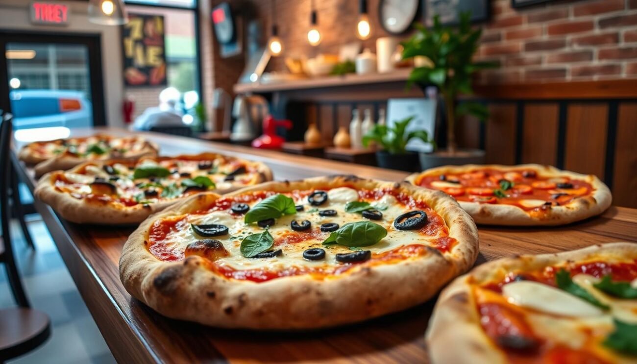 Immagina Di Fara Pizza con le sue pizze artigianali