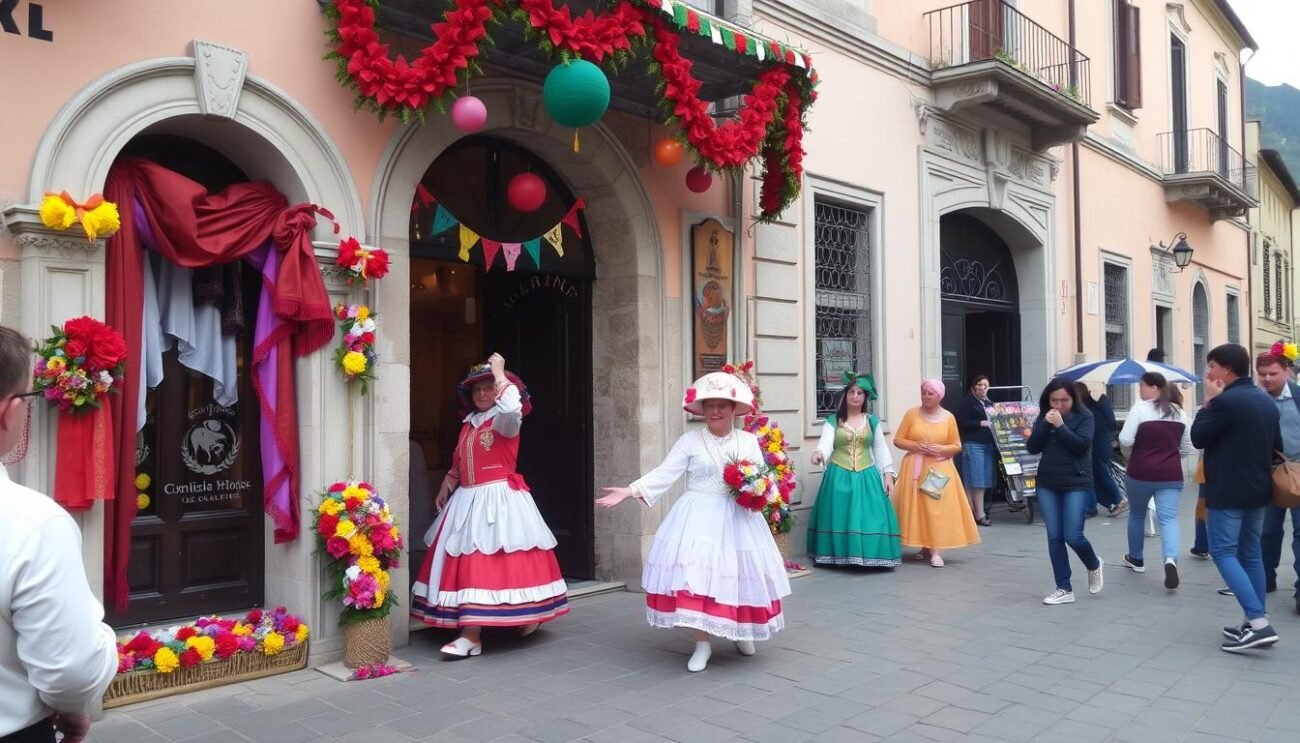 Immagina di arrivare a Offida durante la Festa del Castrato