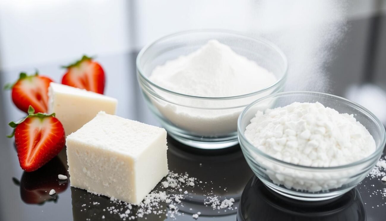 Immagina di preparare un dolce leggero e delizioso con il destrosio monoidrato in polvere.