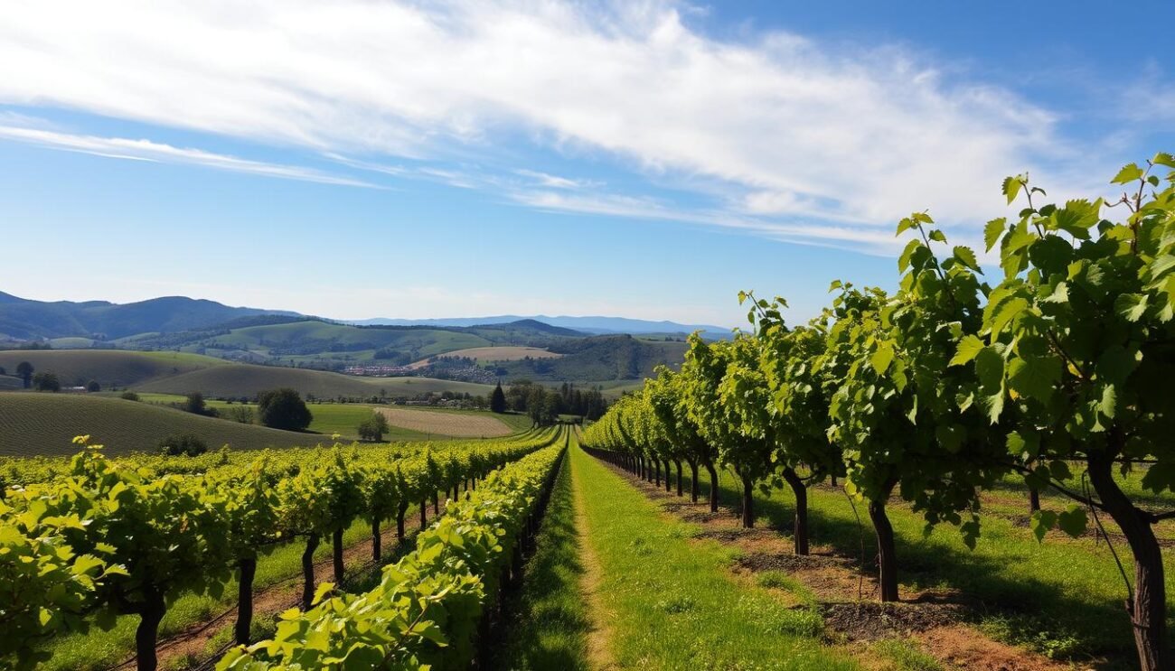 Immagine dei vigneti di Offida