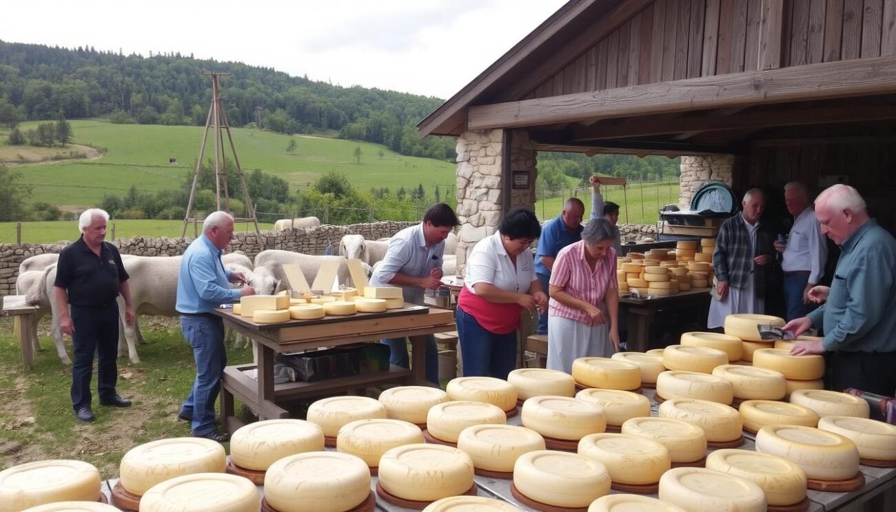 Immagine dell'Asta dei Formaggi di Malga presso Castel Caldes