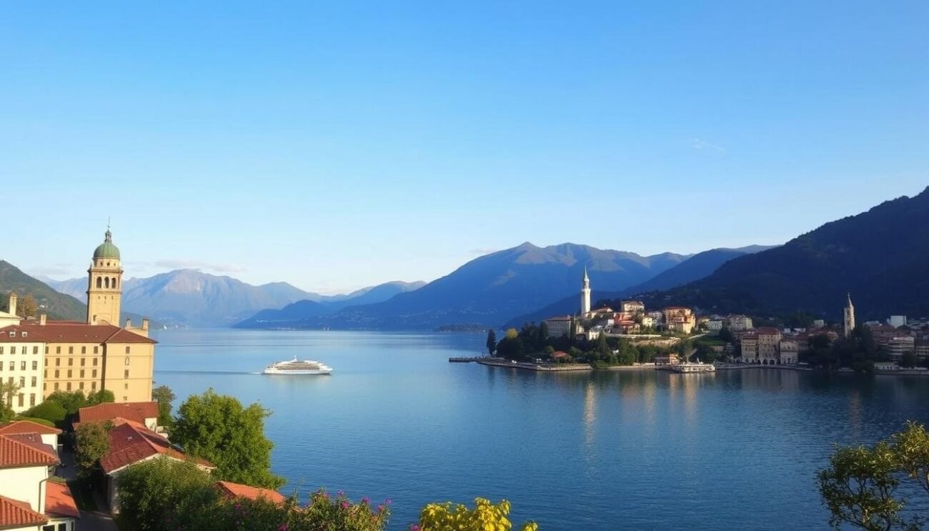 Immagine dell'agone del Lago di Como Immagine dell'agone del Lago di Como