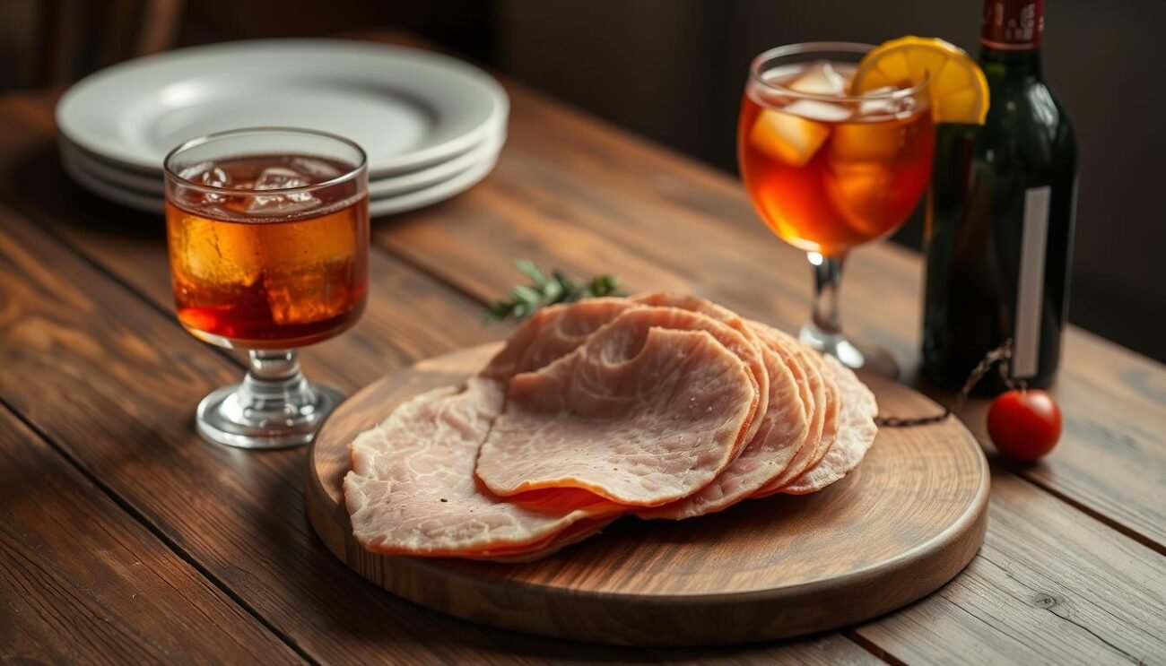 Immagine di Prosciutto San Daniele servito con Bitter