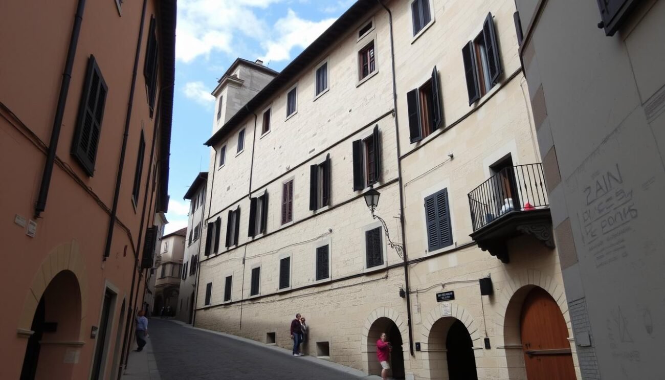 Immagine di Villanova d'Albenga con le sue strade medievali