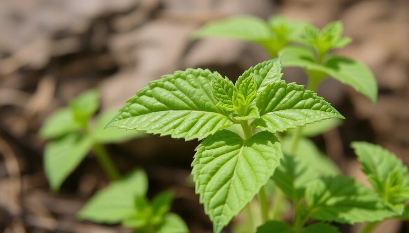 Immagine di foglie di stevia