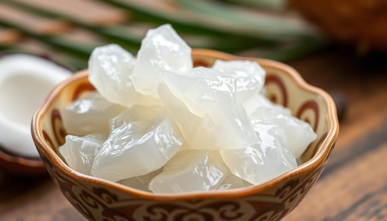 Immagine di olio di cocco in una ciotola