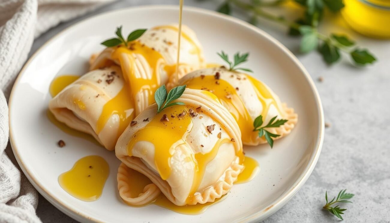Immagine di sfogliatelle vegane con olio d'oliva