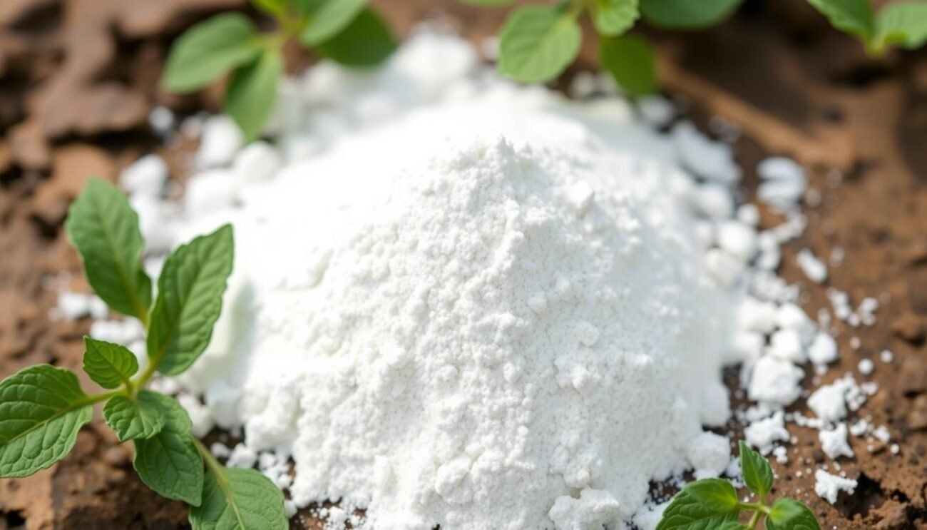 Immagine di stevia in polvere Immagine di stevia in polvere