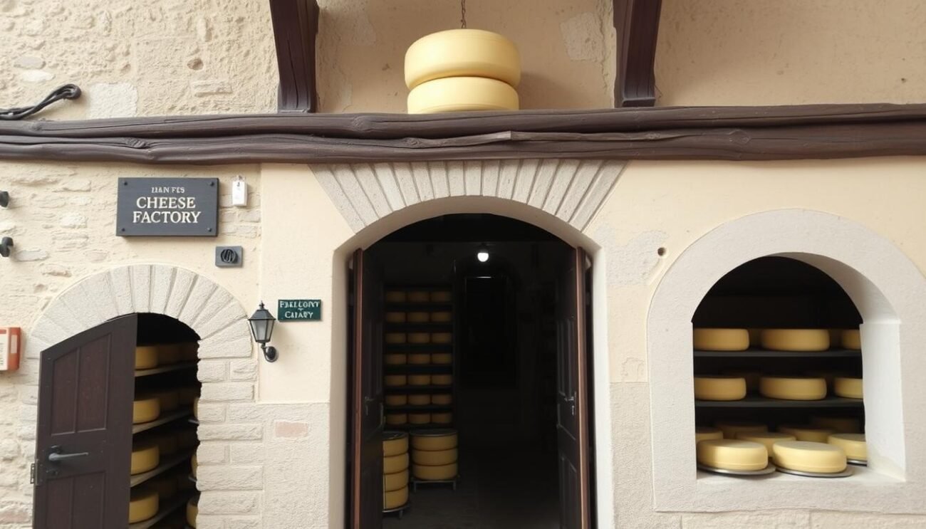 Immagine di un caseificio storico in Italia